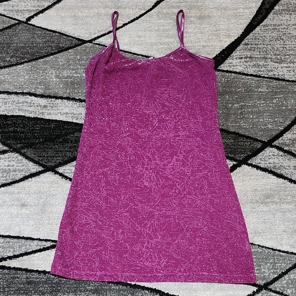 BKE GLITTER SHINE TANK-TOP